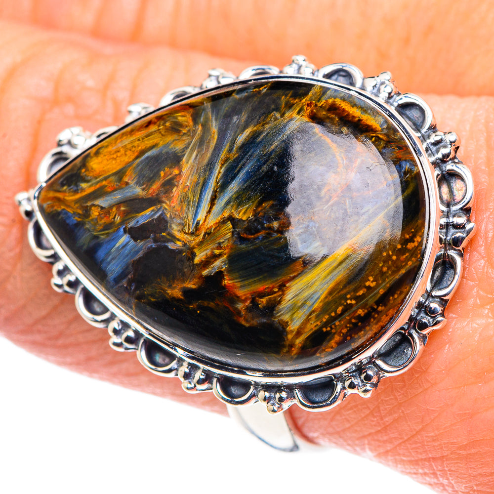Pietersite Rings handcrafted by Ana Silver Co - RING92714