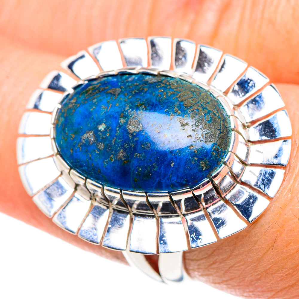 Chrysocolla Rings handcrafted by Ana Silver Co - RING92718