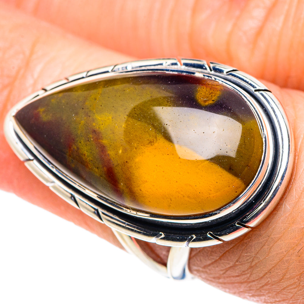 Mookaite Rings handcrafted by Ana Silver Co - RING92722