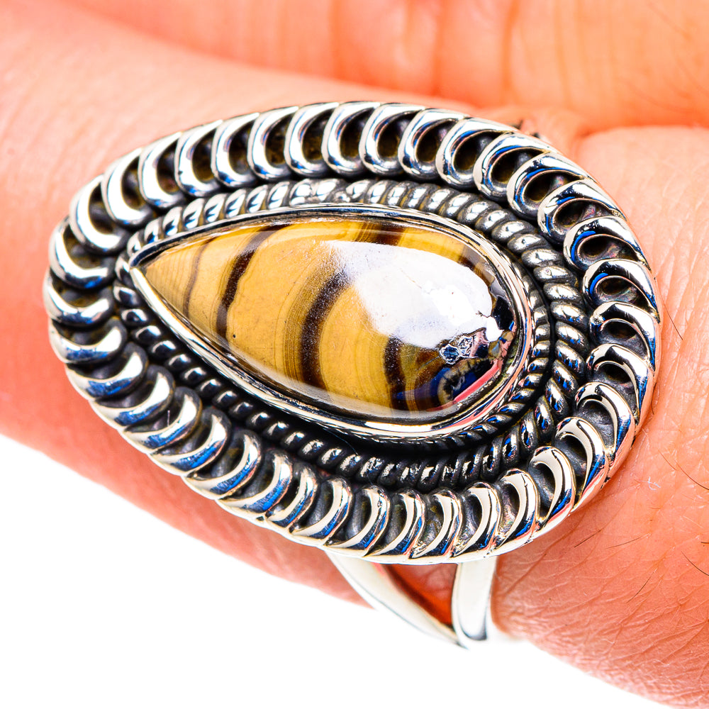 Schalenblende Rings handcrafted by Ana Silver Co - RING92729