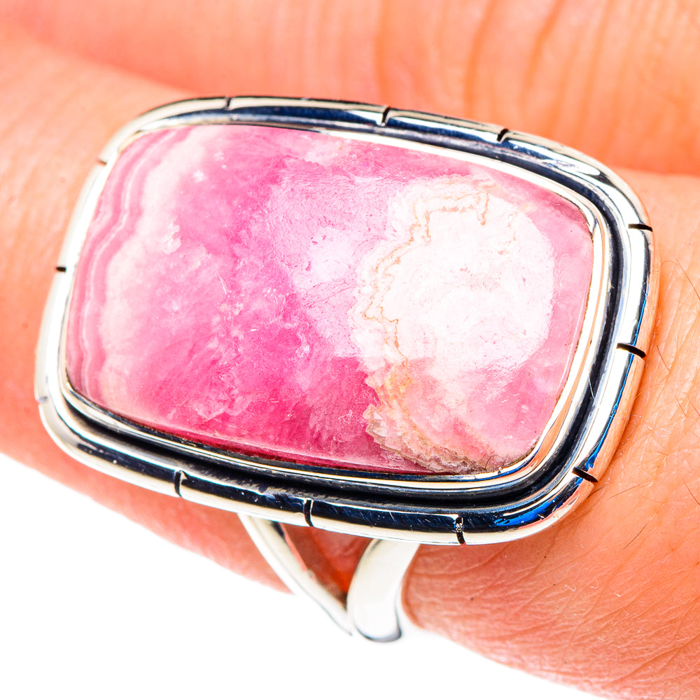 Rhodochrosite Rings handcrafted by Ana Silver Co - RING92732