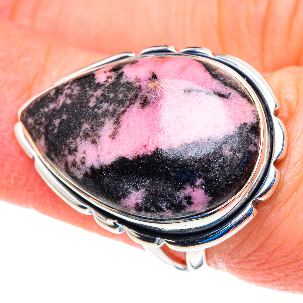 Rhodonite Rings handcrafted by Ana Silver Co - RING92733