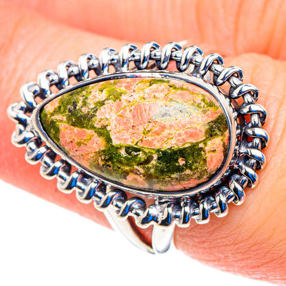 Unakite Rings handcrafted by Ana Silver Co - RING92742