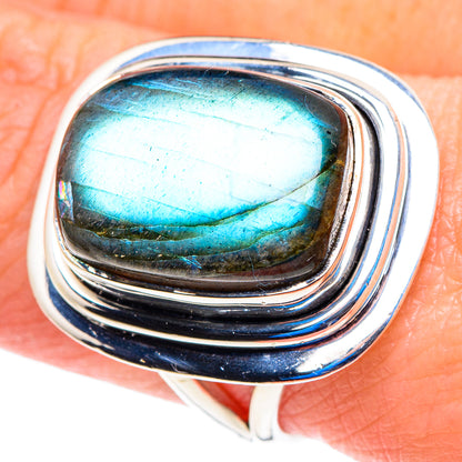 Labradorite Rings handcrafted by Ana Silver Co - RING92747