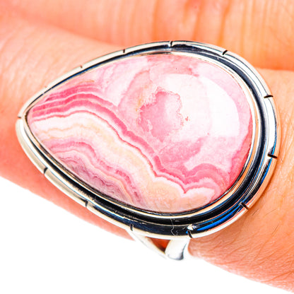 Rhodochrosite Rings handcrafted by Ana Silver Co - RING92755