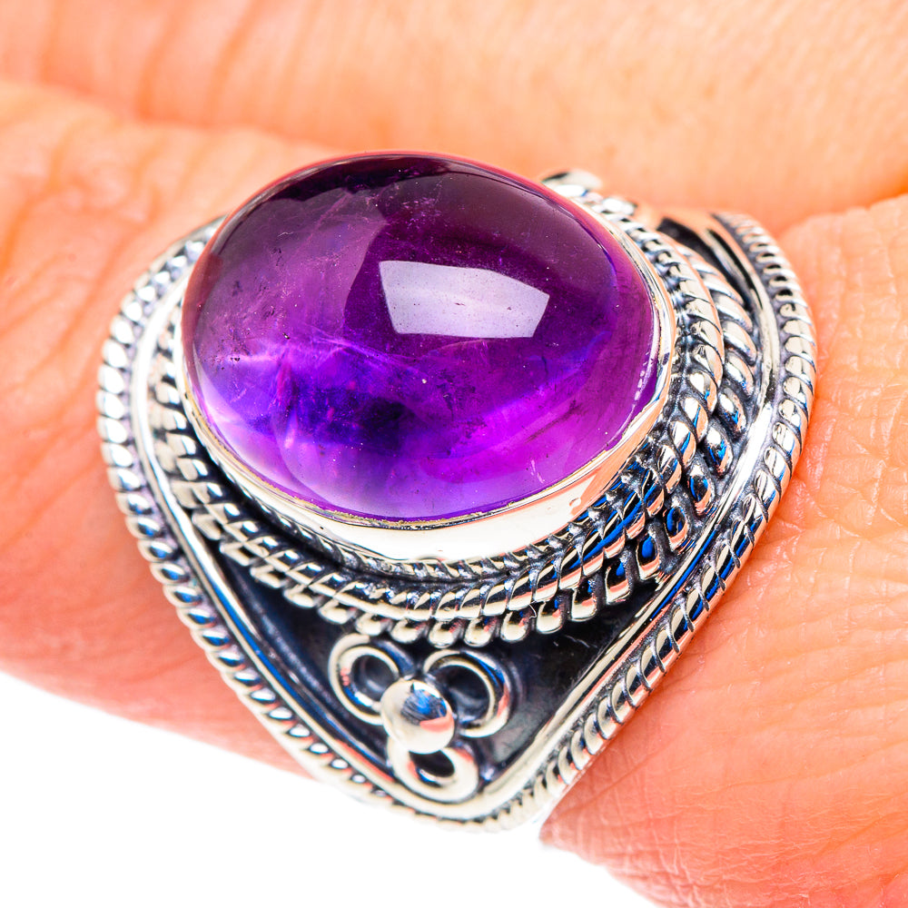 Amethyst Rings handcrafted by Ana Silver Co - RING92759