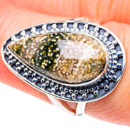 Ocean Jasper Rings handcrafted by Ana Silver Co - RING92792