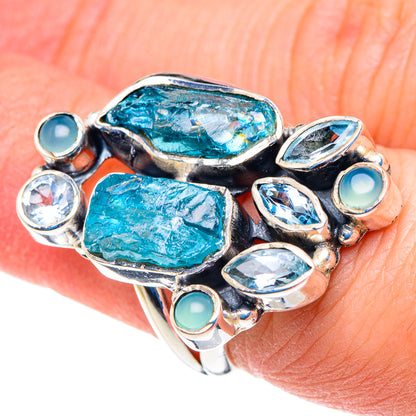 Apatite Rings handcrafted by Ana Silver Co - RING92819