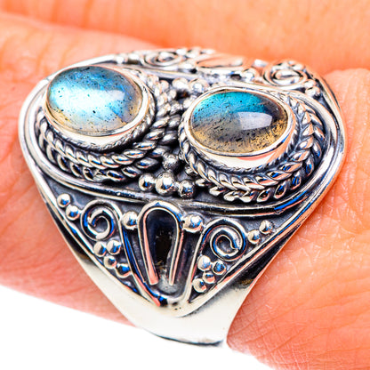 Labradorite Rings handcrafted by Ana Silver Co - RING92836