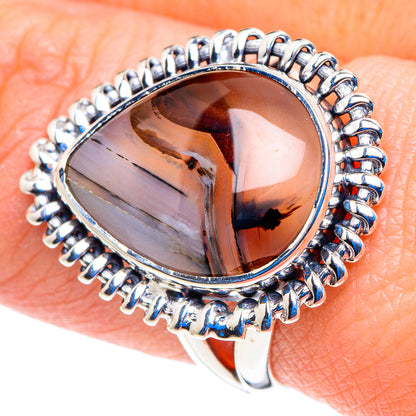Montana Agate Rings handcrafted by Ana Silver Co - RING92843