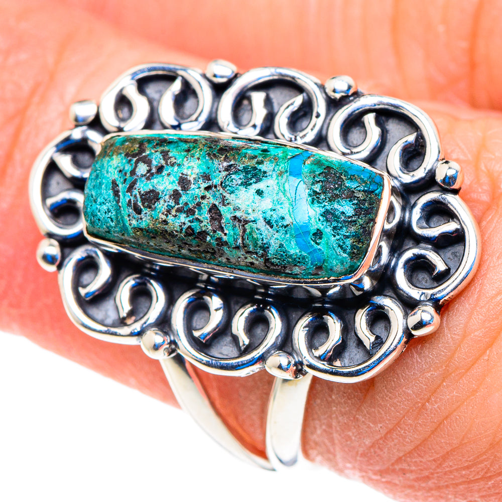 Shattuckite Rings handcrafted by Ana Silver Co - RING92846