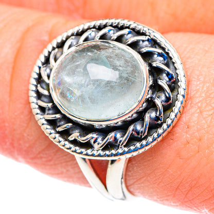 Aquamarine Rings handcrafted by Ana Silver Co - RING92847