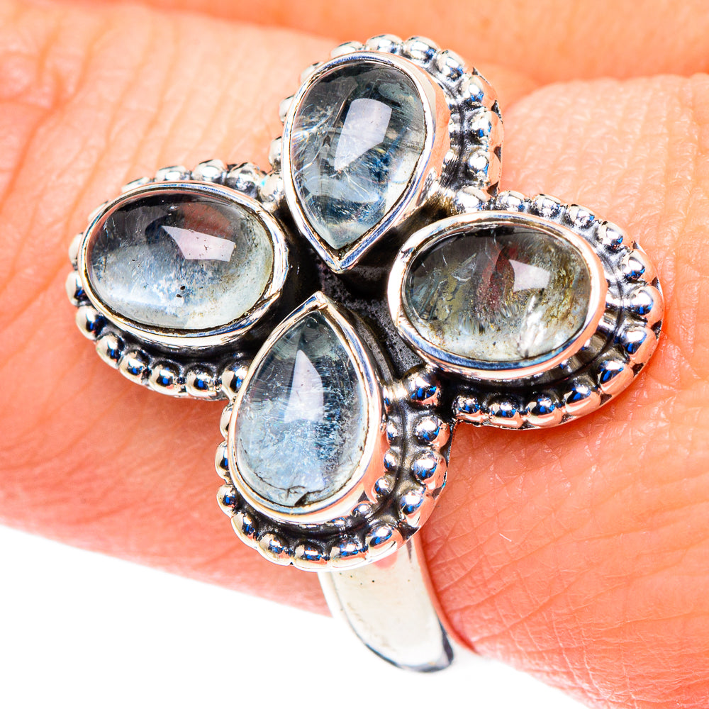 Aquamarine Rings handcrafted by Ana Silver Co - RING92848