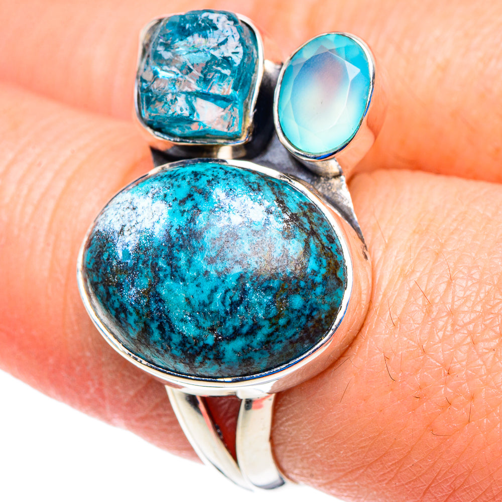 Shattuckite Rings handcrafted by Ana Silver Co - RING92855