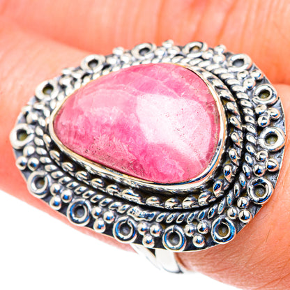 Rhodochrosite Rings handcrafted by Ana Silver Co - RING92876