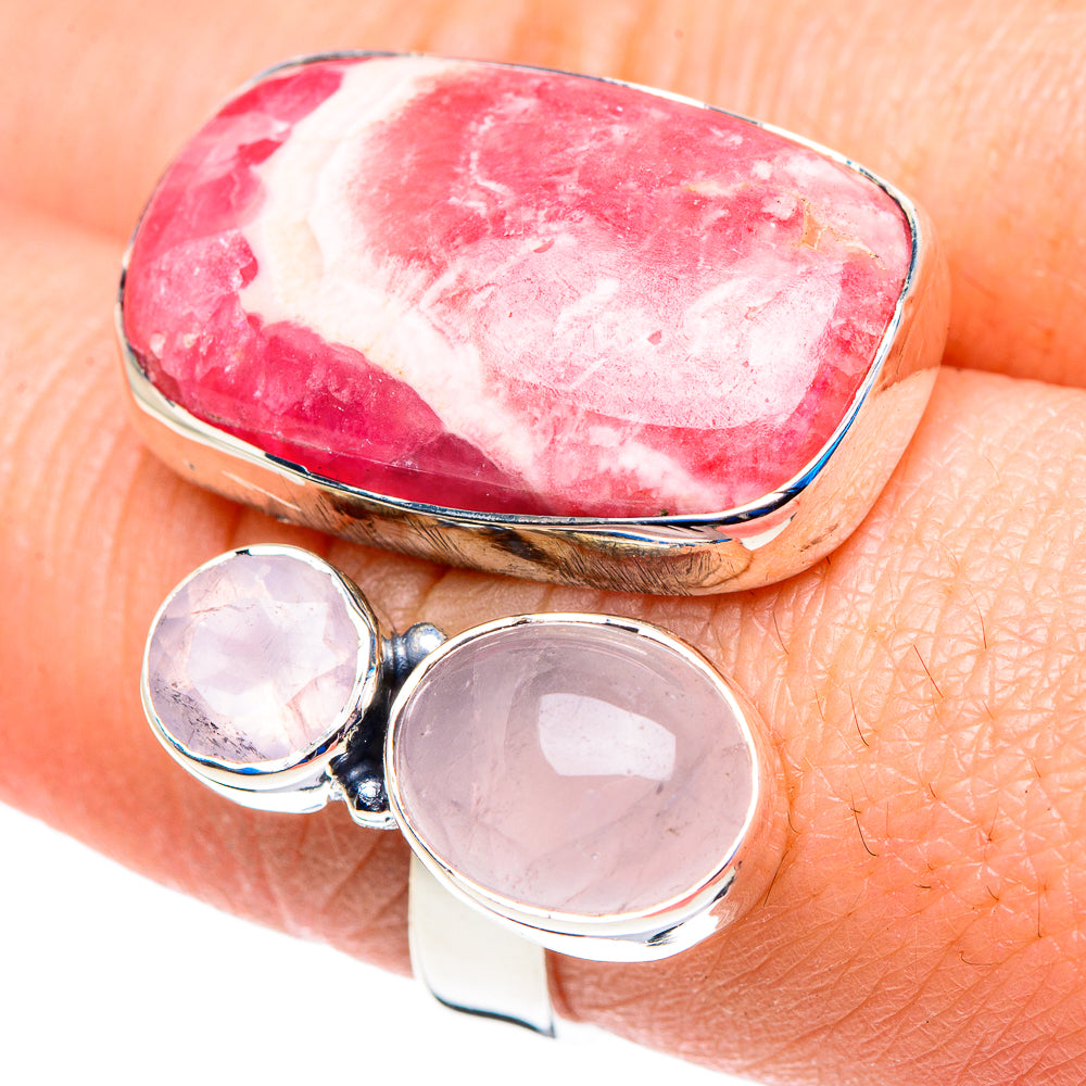 Rhodochrosite Rings handcrafted by Ana Silver Co - RING92877