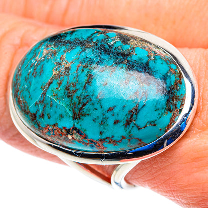 Tibetan Turquoise Rings handcrafted by Ana Silver Co - RING92897