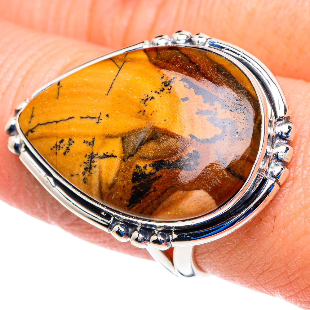 Mookaite Rings handcrafted by Ana Silver Co - RING92901