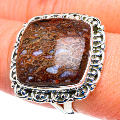 Dinosaur Bone Rings handcrafted by Ana Silver Co - RING92903