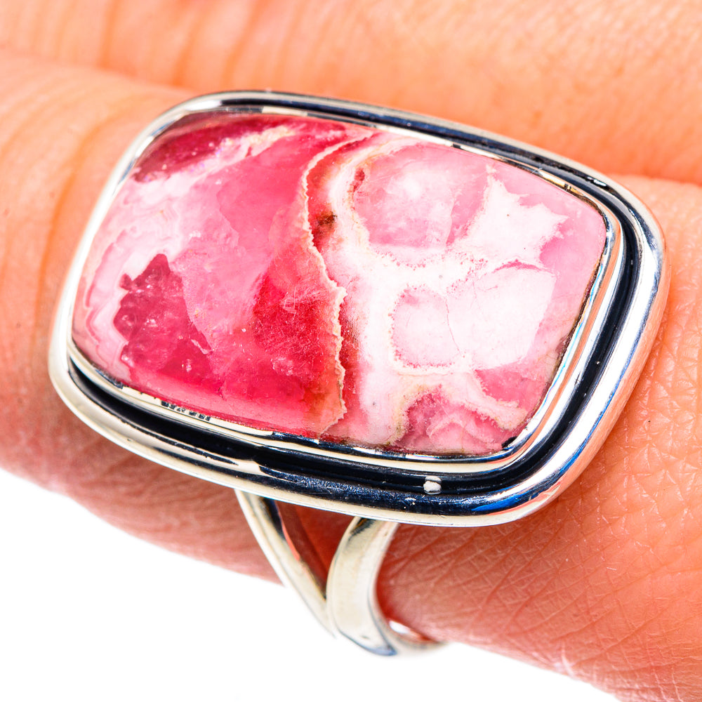 Rhodochrosite Rings handcrafted by Ana Silver Co - RING92908