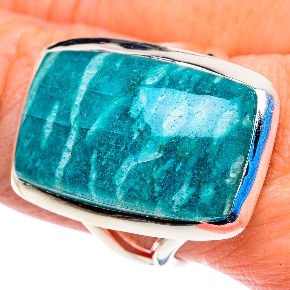 Amazonite Rings handcrafted by Ana Silver Co - RING92930