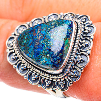 Azurite Rings handcrafted by Ana Silver Co - RING92945