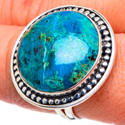 Chrysocolla Rings handcrafted by Ana Silver Co - RING92949