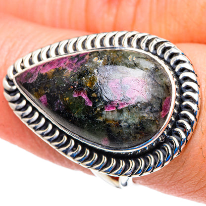 Russian Eudialyte Rings handcrafted by Ana Silver Co - RING92958