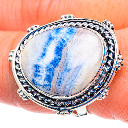 Blue Scheelite Rings handcrafted by Ana Silver Co - RING92967