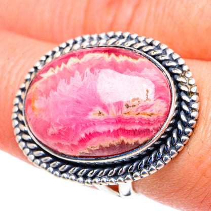 Rhodochrosite Rings handcrafted by Ana Silver Co - RING92977