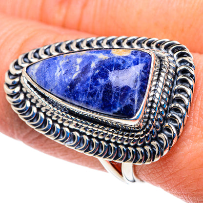 Sodalite Rings handcrafted by Ana Silver Co - RING92984