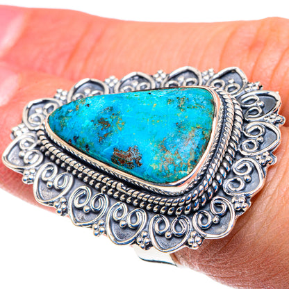 Chrysocolla Rings handcrafted by Ana Silver Co - RING92985