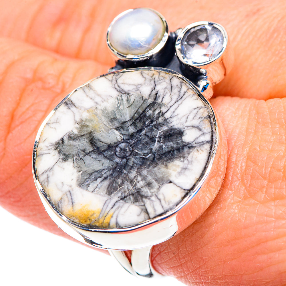 Pinolith Jasper Rings handcrafted by Ana Silver Co - RING92998