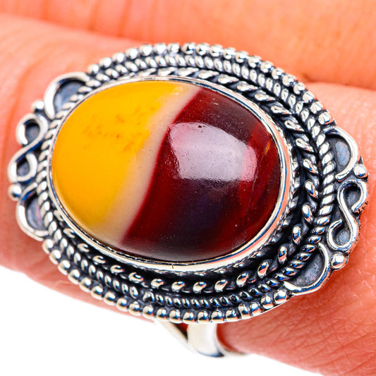 Mookaite Rings handcrafted by Ana Silver Co - RING93007