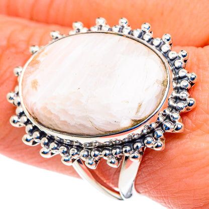 Scolecite Rings handcrafted by Ana Silver Co - RING93009