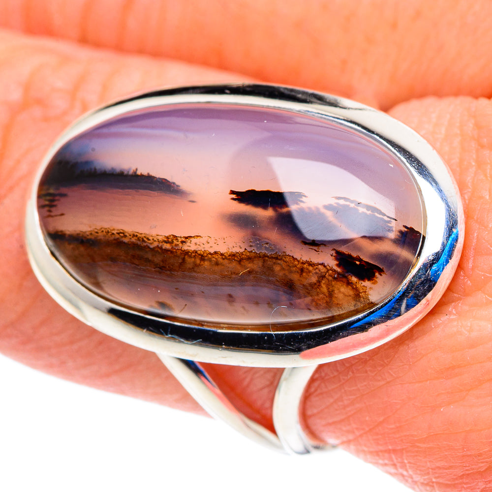 Montana Agate Rings handcrafted by Ana Silver Co - RING93014