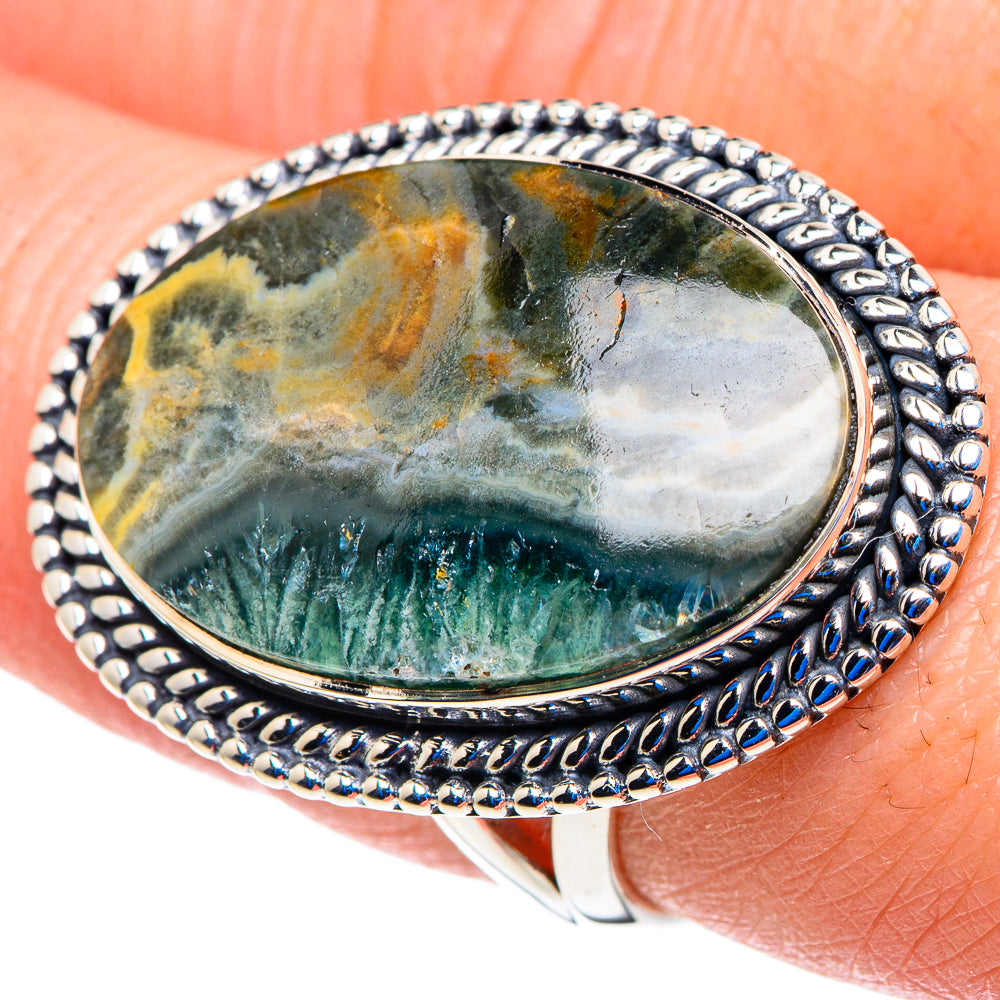 Ocean Jasper Rings handcrafted by Ana Silver Co - RING93018