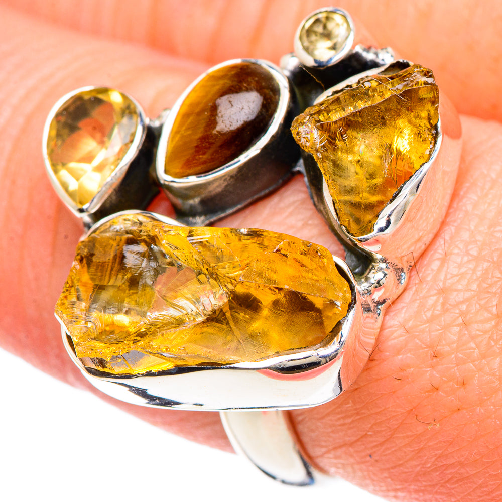 Citrine Rings handcrafted by Ana Silver Co - RING93055