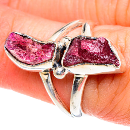 Pink Tourmaline Rings handcrafted by Ana Silver Co - RING93057