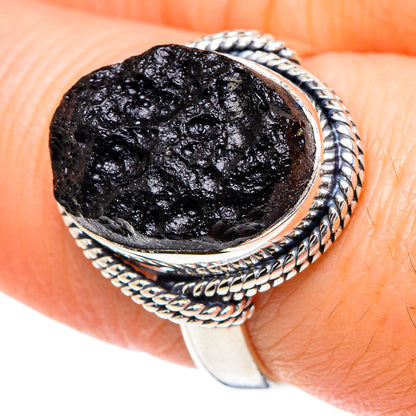 Tektite Rings handcrafted by Ana Silver Co - RING93062