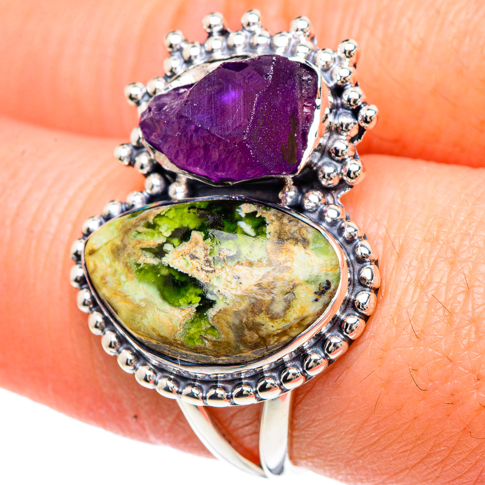 Ocean Jasper Rings handcrafted by Ana Silver Co - RING93065