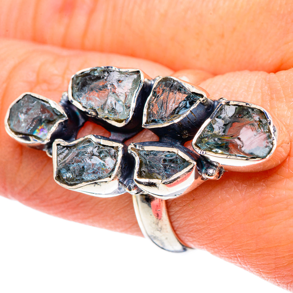 Aquamarine Rings handcrafted by Ana Silver Co - RING93066