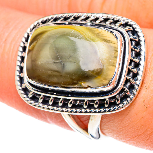 Willow Creek Jasper Rings handcrafted by Ana Silver Co - RING93069