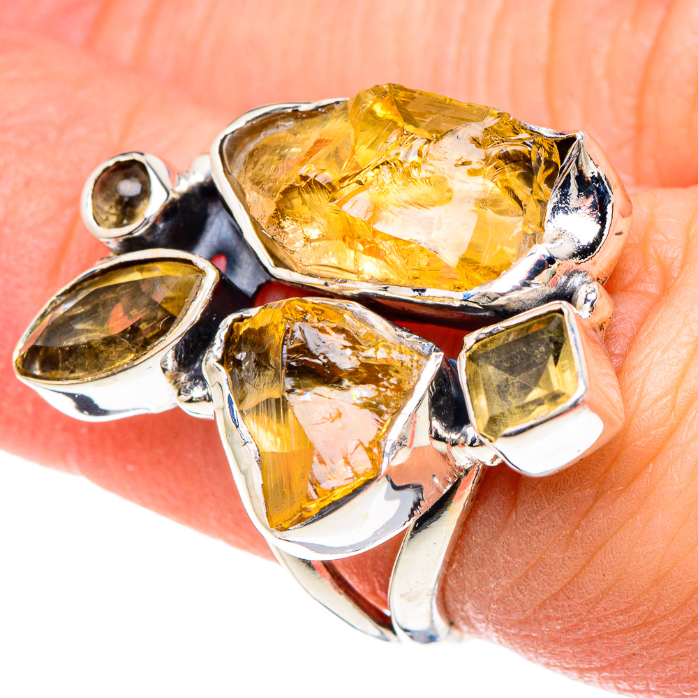 Citrine Rings handcrafted by Ana Silver Co - RING93074