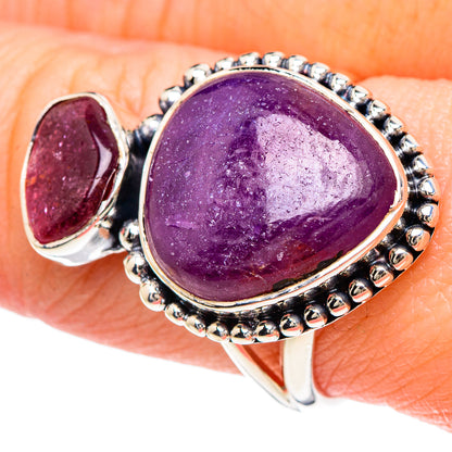 Charoite Rings handcrafted by Ana Silver Co - RING93075