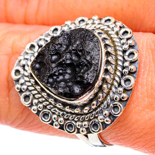 Tektite Rings handcrafted by Ana Silver Co - RING93078