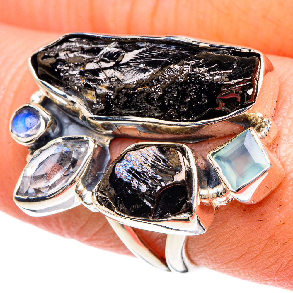 Shungite Rings handcrafted by Ana Silver Co - RING93079