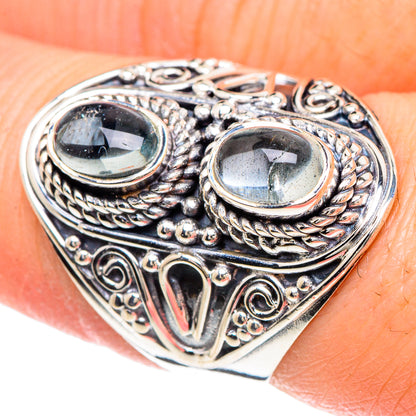 Aquamarine Rings handcrafted by Ana Silver Co - RING93083