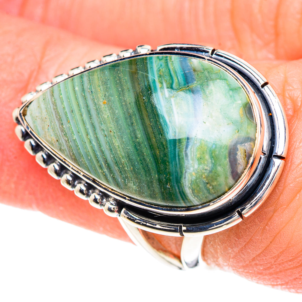Ocean Jasper Rings handcrafted by Ana Silver Co - RING93085
