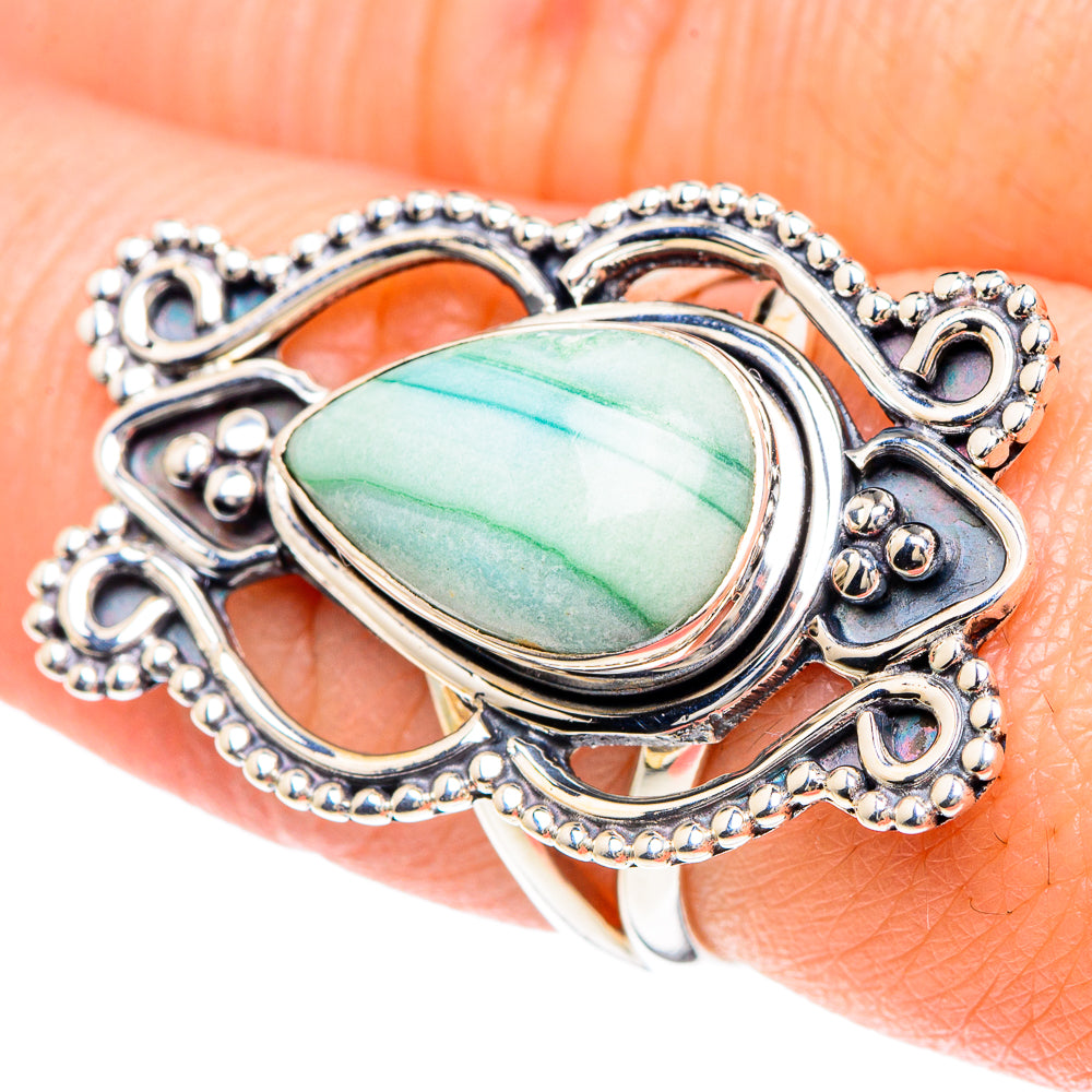 Ocean Jasper Rings handcrafted by Ana Silver Co - RING93101